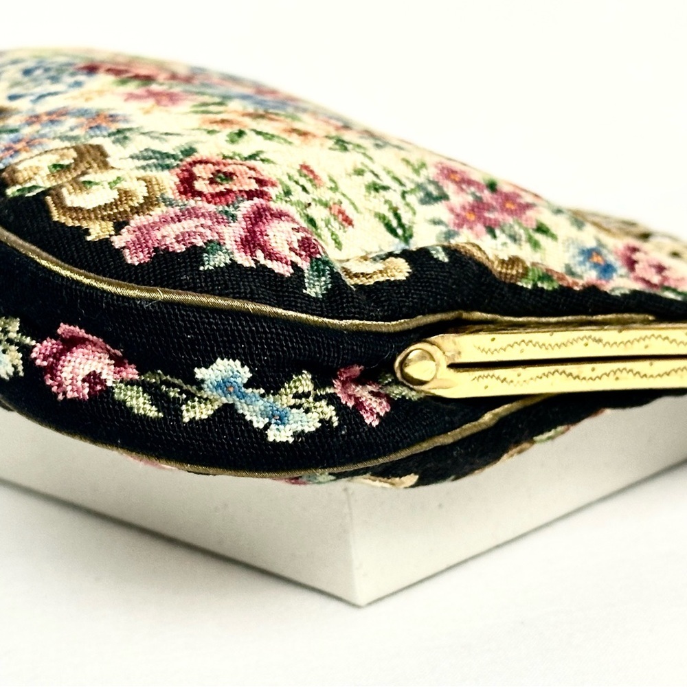 JB & Co Vienna Handwork Vintage Petit-Point Tapestry Mini Bag - Picture 11 of 16